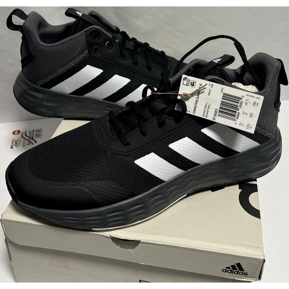 Adidas Own The Game 2.0 Size 12.5 Black IF2683 NIB